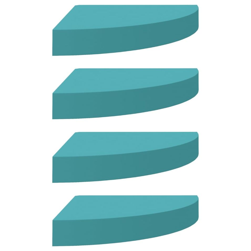 Étagère murale d'angle Klazer L 35 x P 35 x H 3,8 cm – Elégance et fonctionnalité - Photo n°1