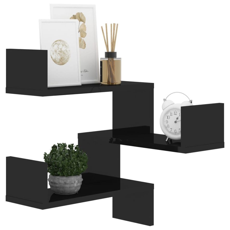 Étagère murale d'angle Verzo L 40 x H 50 x P 40 cm - Originale et moderne - Photo n°1