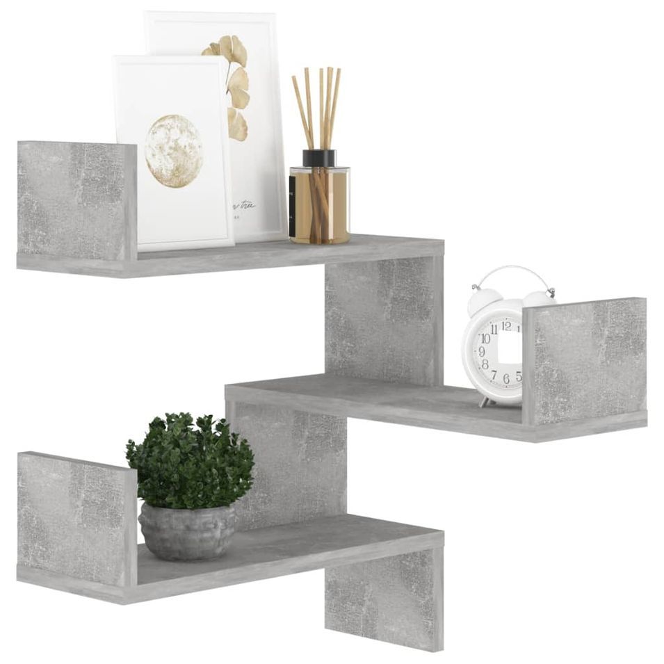 Étagère murale d'angle Verzo L 40 x H 50 x P 40 cm - Originale et moderne - Photo n°1