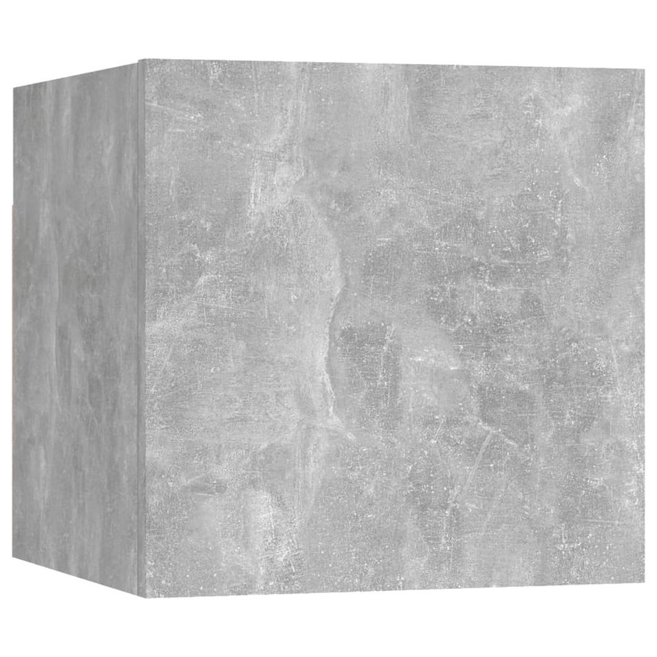 Étagère murale Gris béton 30,5x30x30 cm - Photo n°1