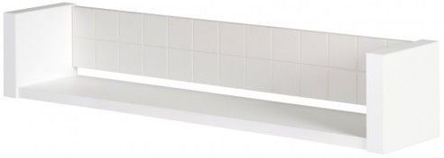 Étagère murale laqué blanc et taupe Joy - Photo n°1