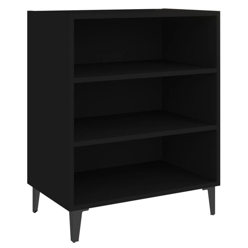 Étagère Noir 57x35x70 cm - Photo n°1