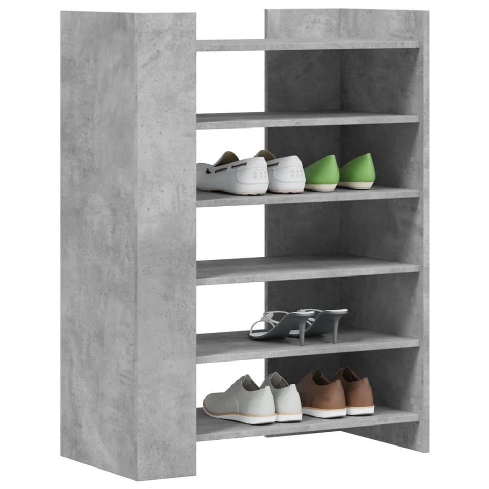 Etagères à chaussures en bois Lizza L 75 x H 100 x P 38 cm – Élégance et praticité - Photo n°1