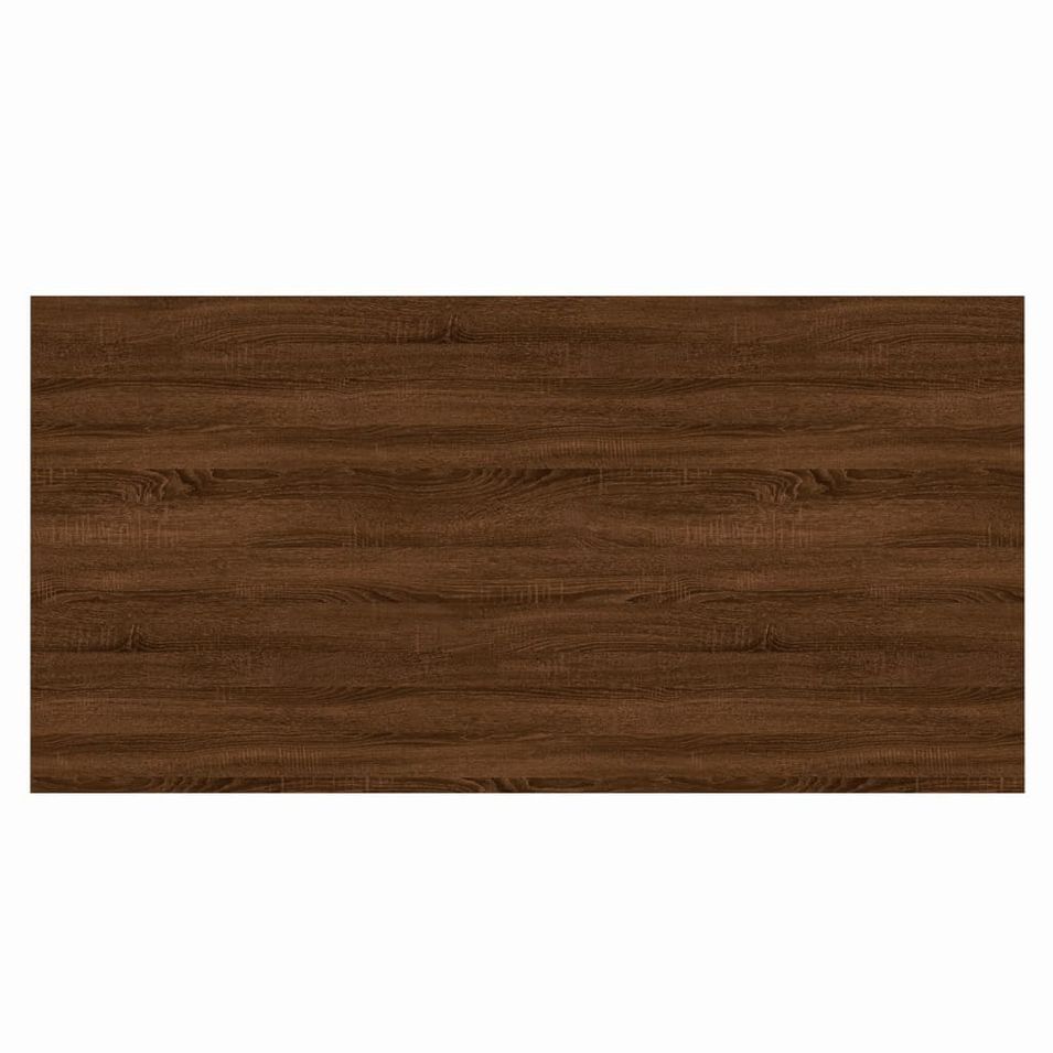Étagères murales 4 pcs chêne marron 80x40x1,5cm bois ingénierie - Photo n°1