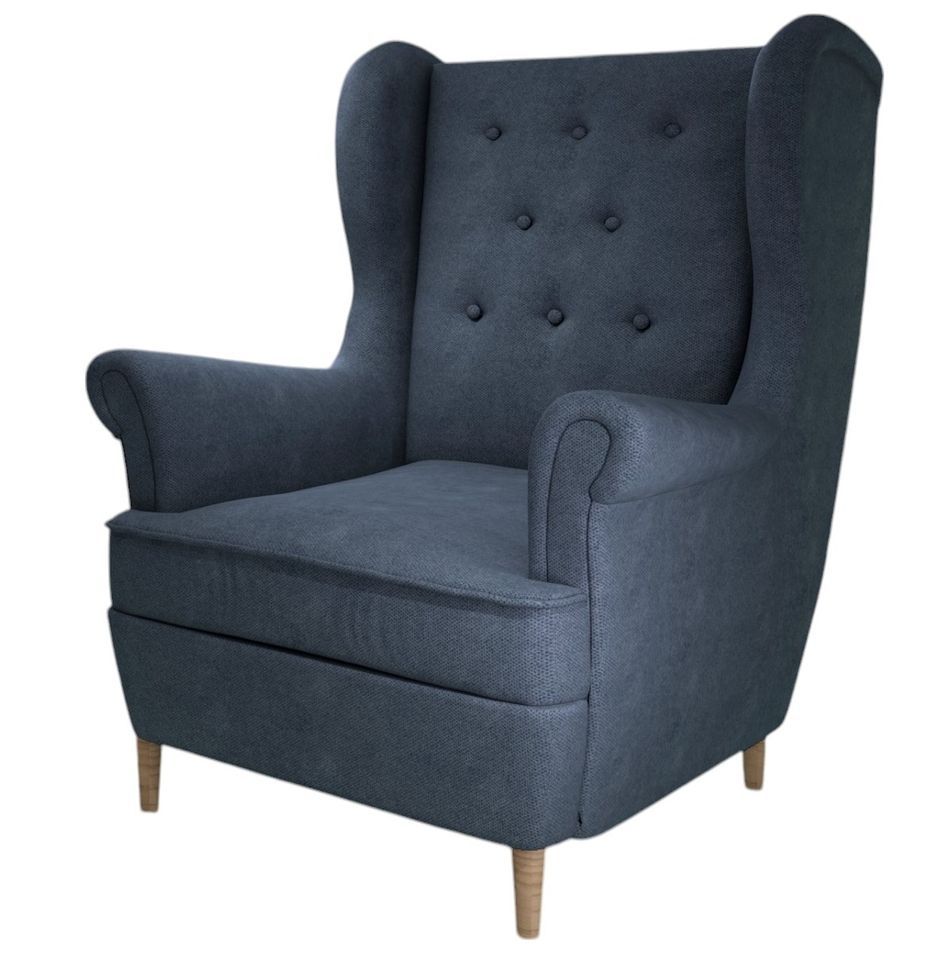 Fauteuil bergère LIZZI – Élégance intemporelle et confort royal - Photo n°1