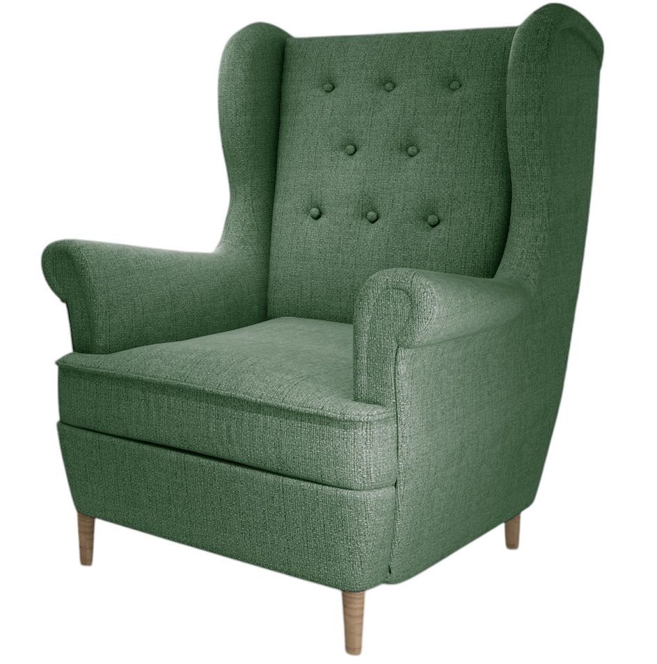 Fauteuil bergère LIZZI – Élégance intemporelle et confort royal - Photo n°1