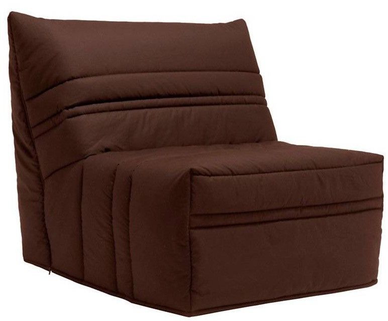 Fauteuil BZ 1 place 90x190 cm tissu matelas 9 cm Optale - Photo n°1