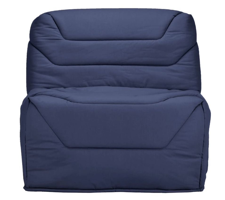 Fauteuil BZ 1 place 90x190 cm tissu matelas 9 cm Optale - Photo n°1