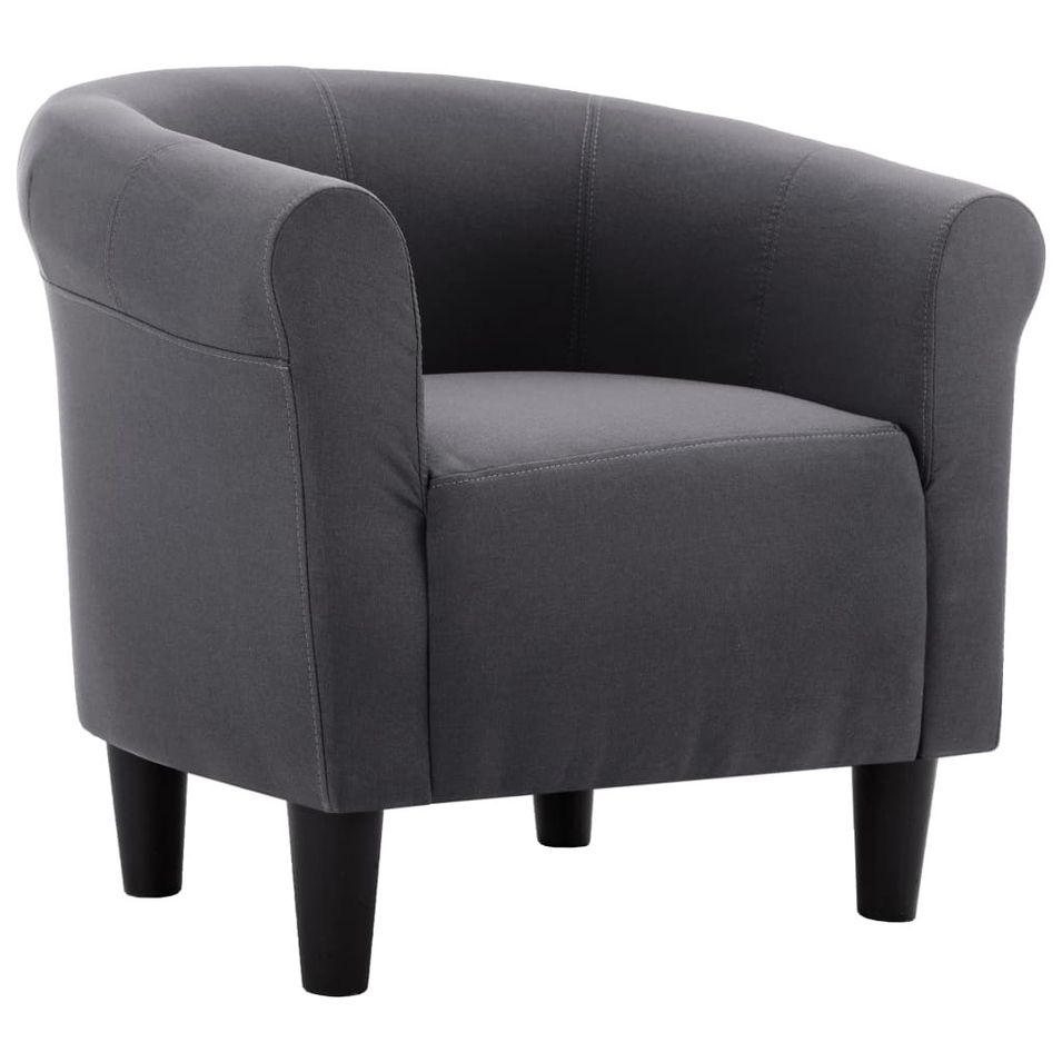 Fauteuil cabriolet noir Tissu Kenzo - Photo n°1