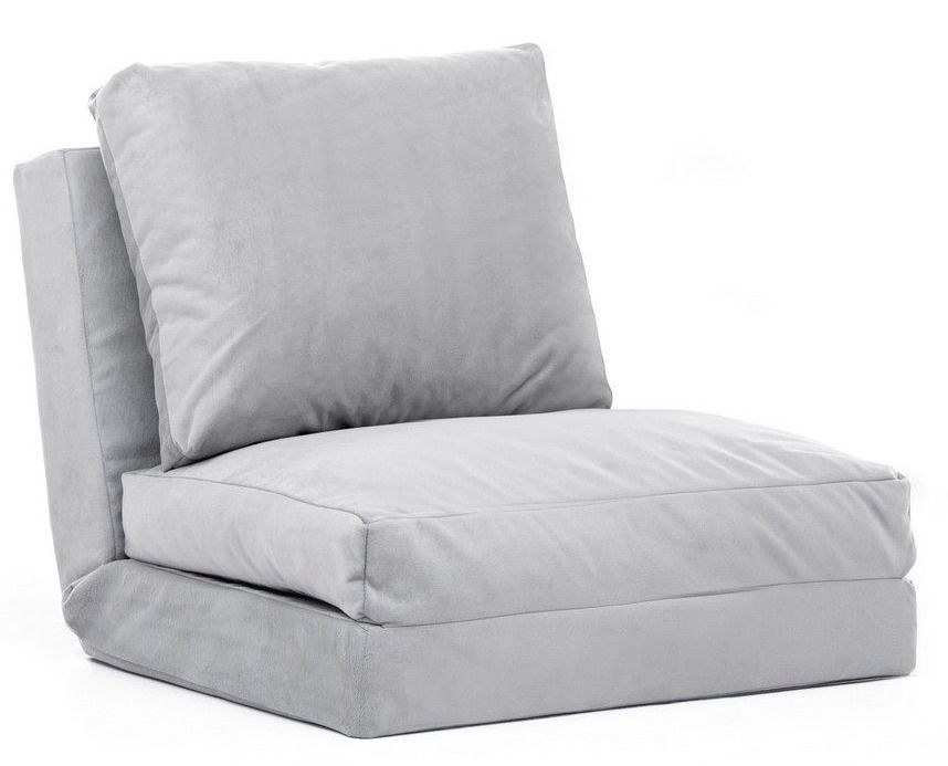 Fauteuil convertible multipositions velours TALYA - 1 ou 2 places - Photo n°1