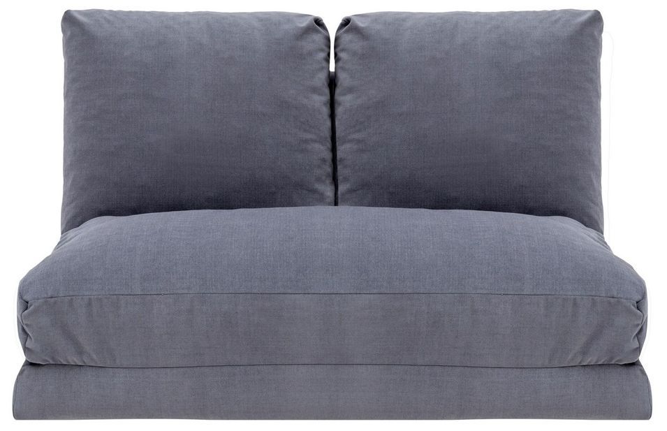 Fauteuil convertible multipositions velours TALYA - 1 ou 2 places - Photo n°1