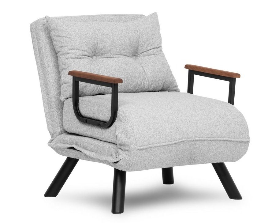 Fauteuil convertible tissu BOUKA - 1 ou 2 places - Photo n°1