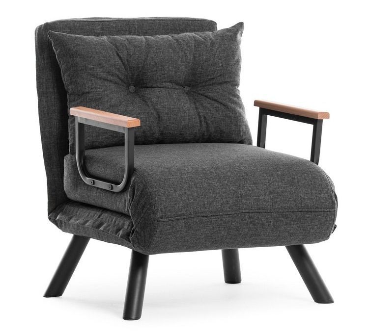 Fauteuil convertible tissu Bouka - Photo n°1