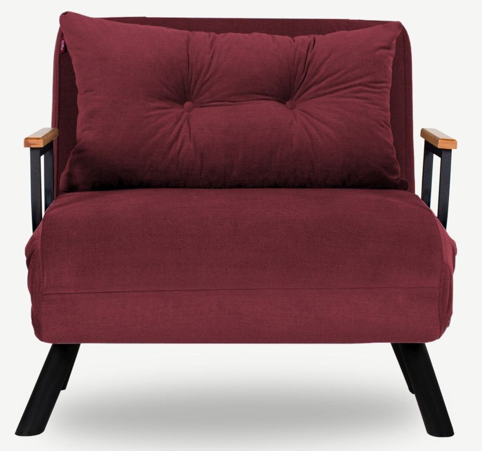 Fauteuil convertible tissu SYLVANO - 1 ou 2 places - Photo n°1