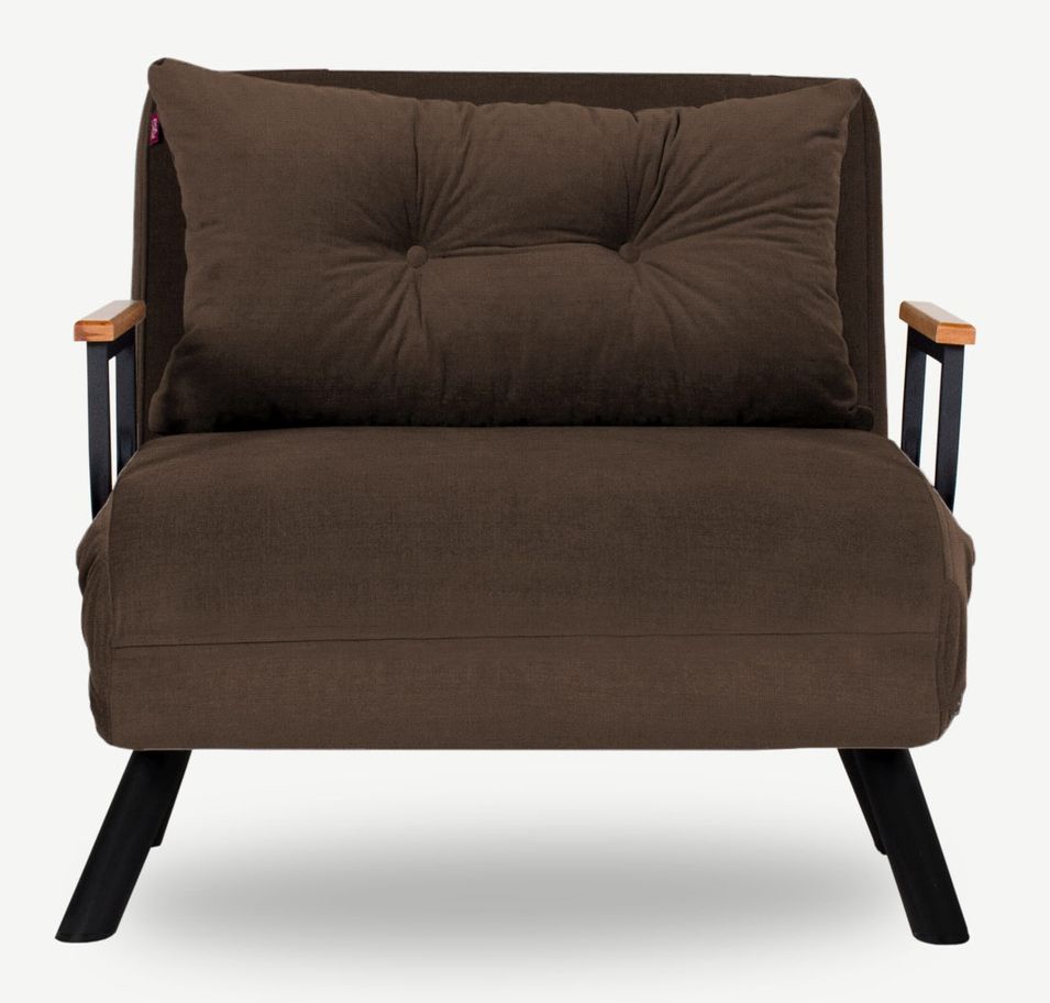 Fauteuil convertible tissu SYLVANO - 1 ou 2 places - Photo n°1