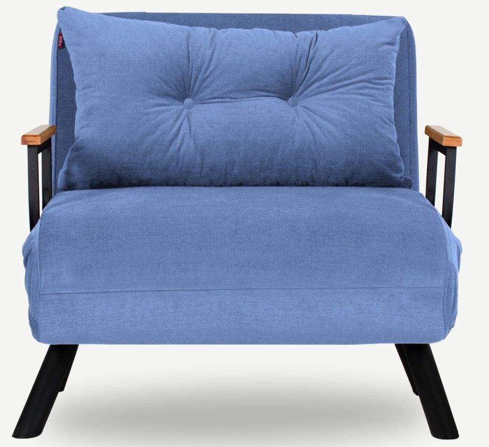 Fauteuil convertible tissu SYLVANO - 1 ou 2 places - Photo n°1