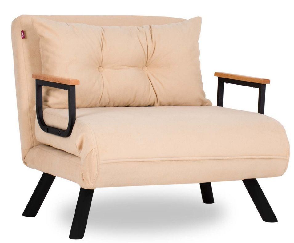 Fauteuil convertible tissu SYLVANO - 1 ou 2 places - Photo n°1