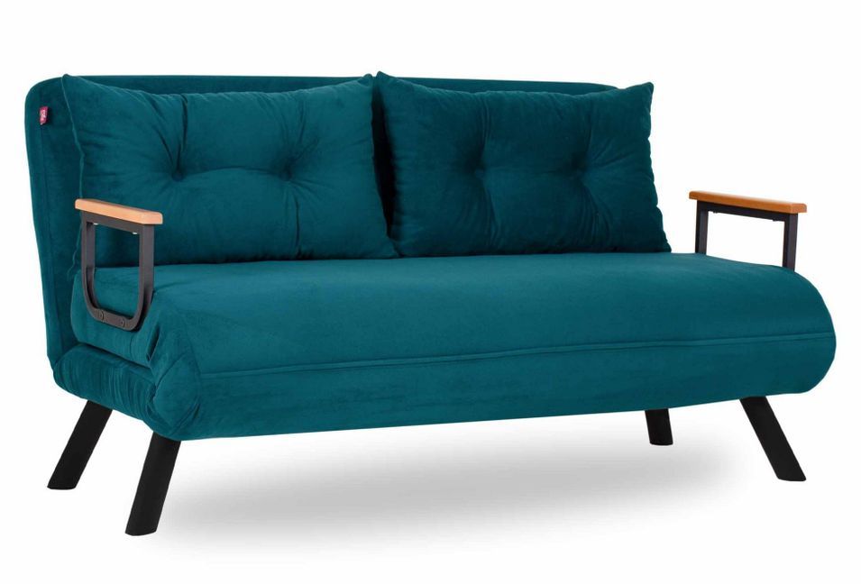 Fauteuil convertible tissu SYLVANO - 1 ou 2 places - Photo n°1