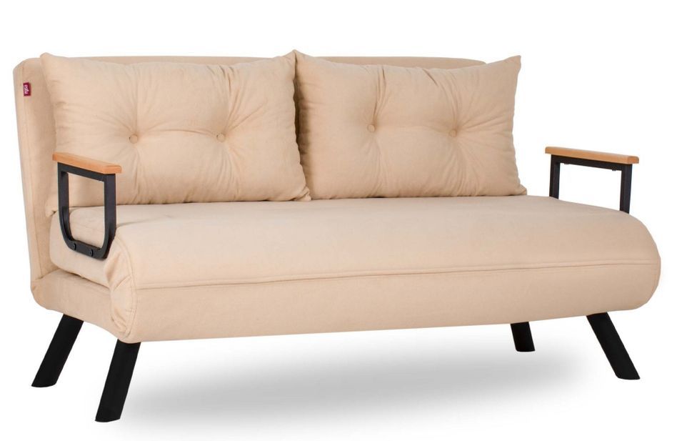 Fauteuil convertible tissu Sylvano - Photo n°1