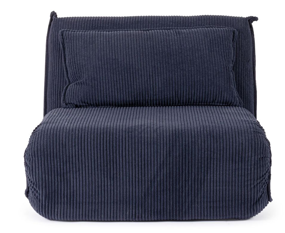 Fauteuil convertible velours côtelé JOKEN – Confort moelleux - Photo n°1