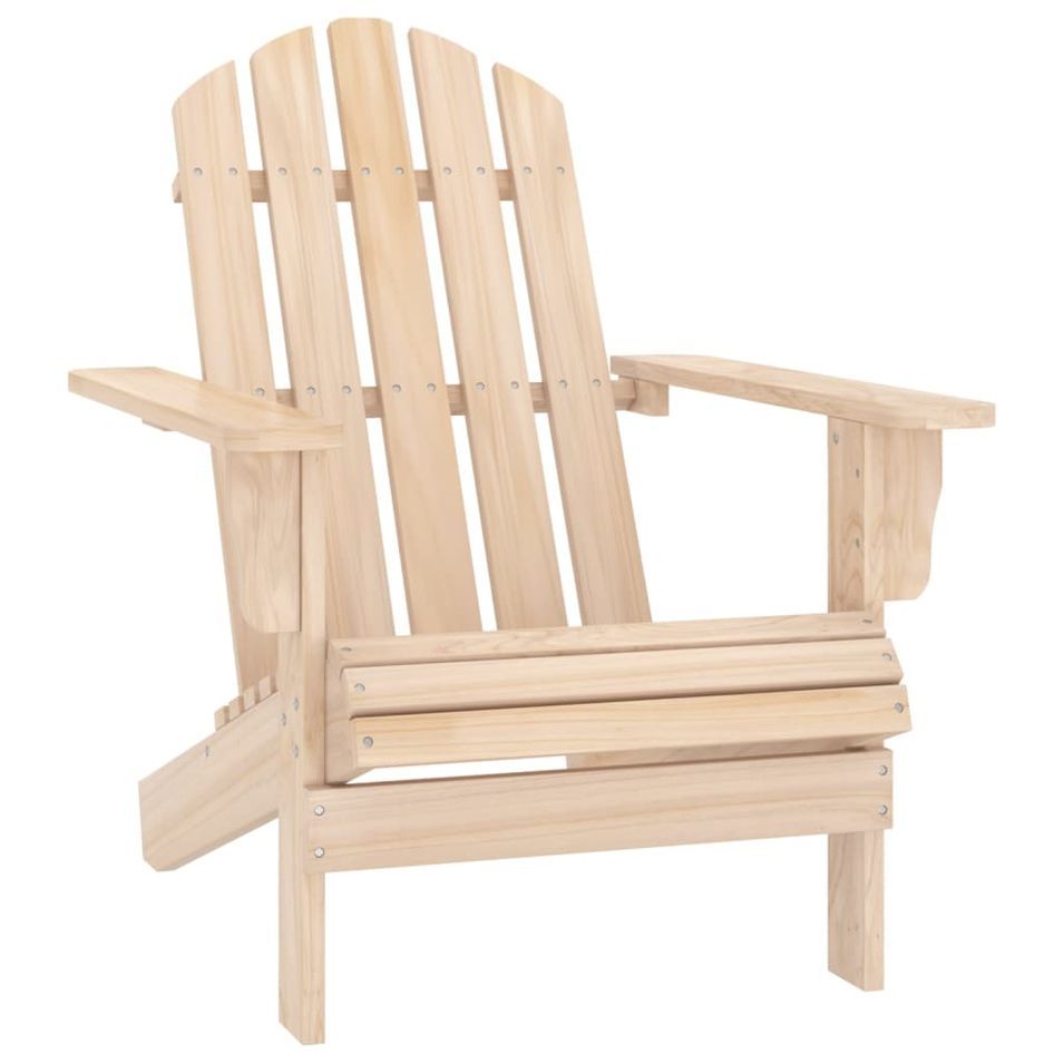 Fauteuil de jardin en bois massif DROKA - Photo n°1
