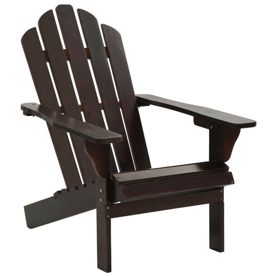 Fauteuil de jardin en bois massif DROKA - Photo n°1
