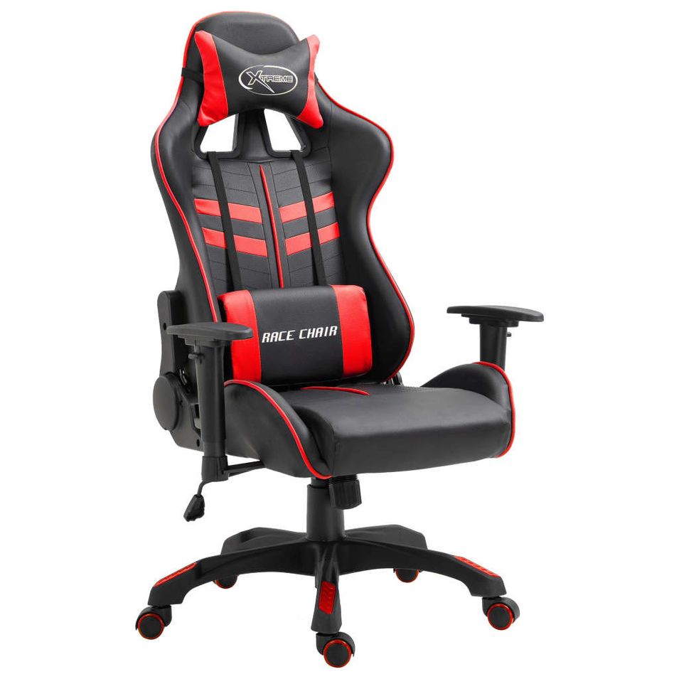 Fauteuil de jeux multimédia noir et rouge Gaming - Photo n°1