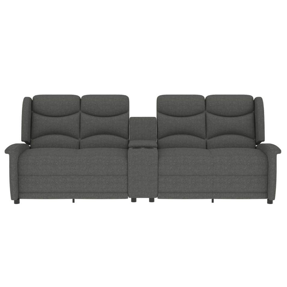 Fauteuil de massage inclinable porte-gobelet 4places Gris clair 3 - Photo n°1