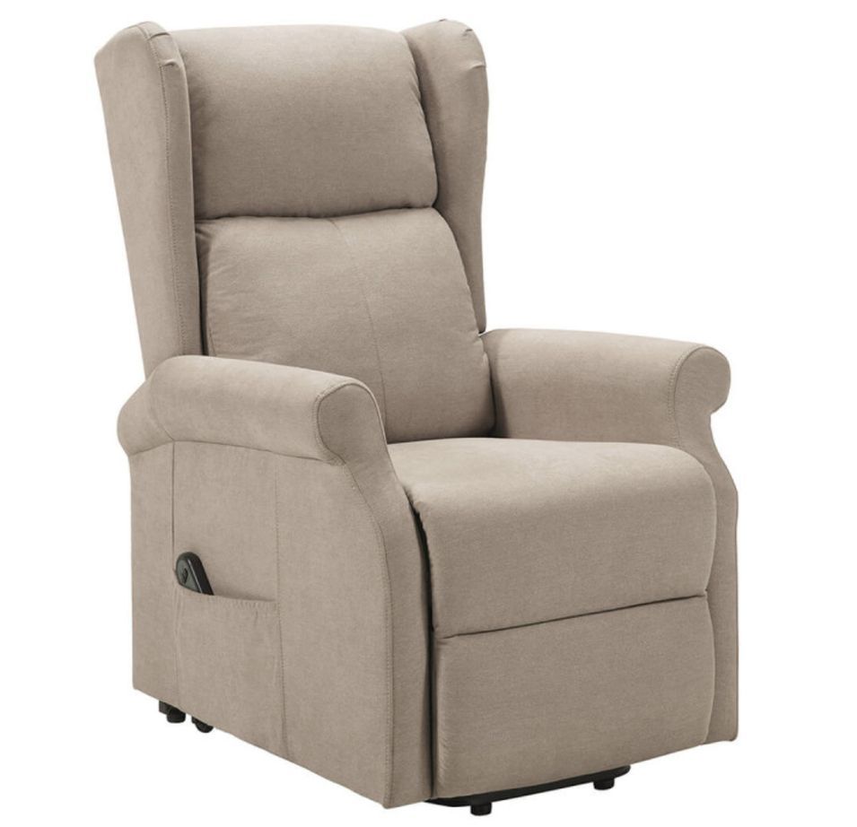 Fauteuil de relaxation et releveur électrique 1 moteur tissu Agora - Photo n°1