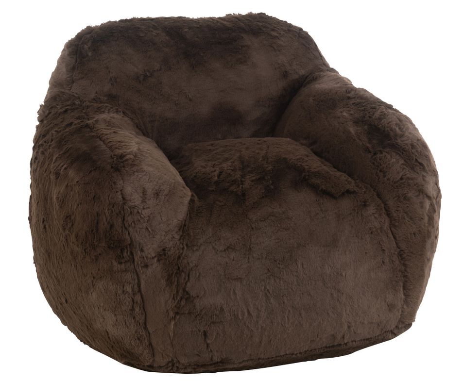 Fauteuil design KUTY - Luxe et douceur avec effet peluche - Photo n°1