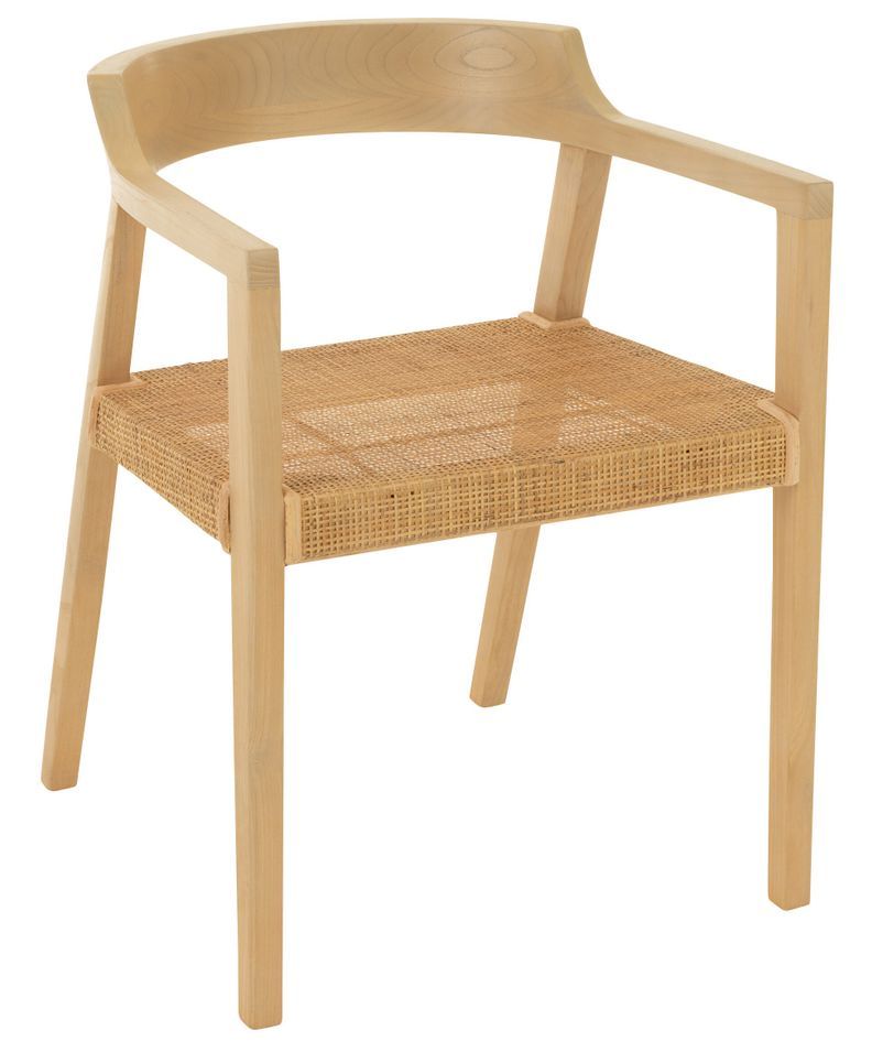 Fauteuil en bois de chêne SUKA – Élégance naturelle et charme artisanal - Photo n°1