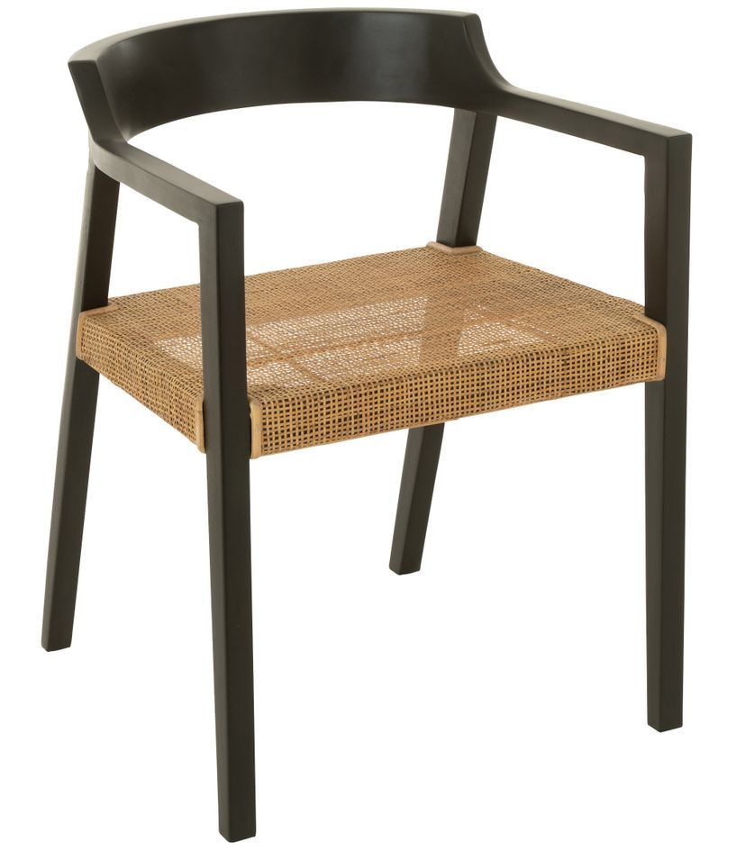 Fauteuil en bois de chêne SUKA – Élégance naturelle et charme artisanal - Photo n°1