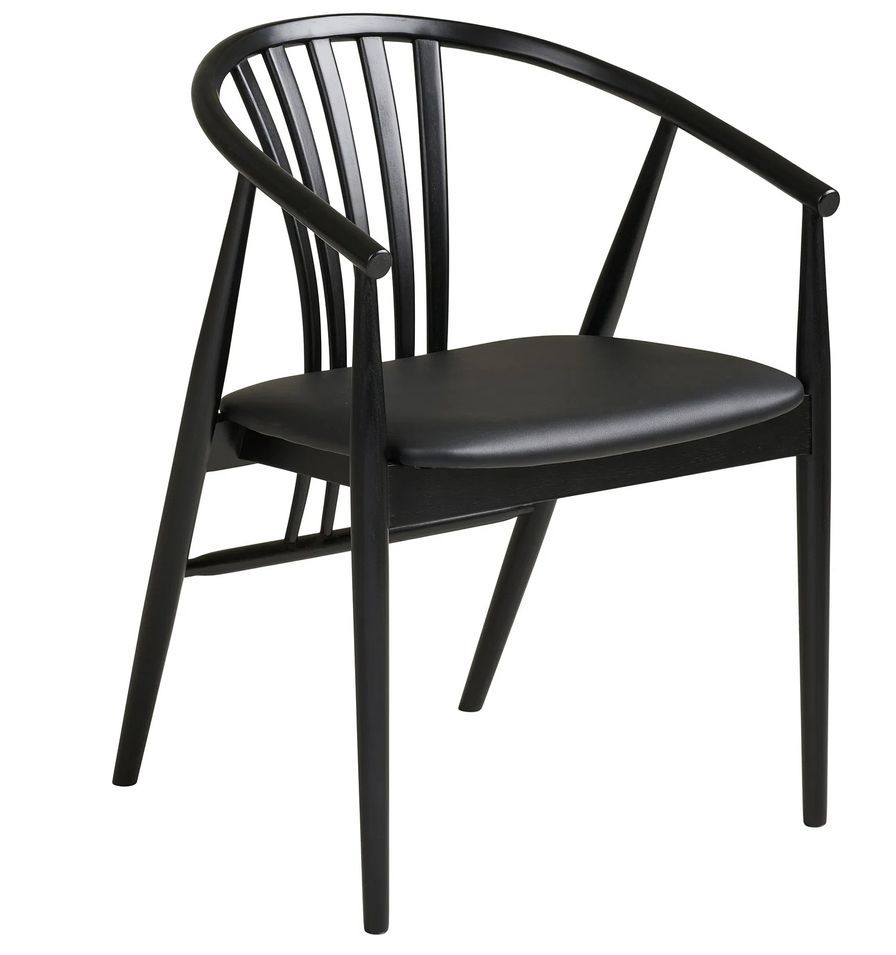 Fauteuil en bois et tissu AGUSTIN - Photo n°1