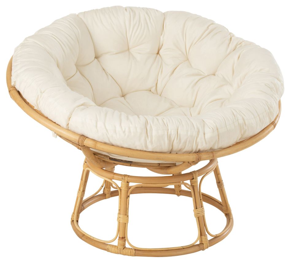 Fauteuil en rotin CELINE – Style bohème et confort naturel - Photo n°1