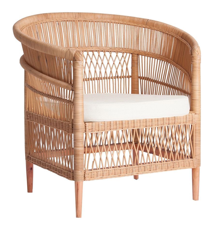 Fauteuil en rotin LANIA – Élégance naturelle et confort artisanal - Photo n°1