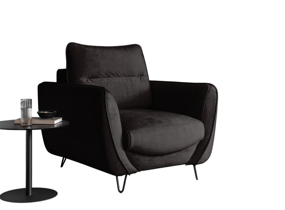 Fauteuil en tissu ZURIK – Élégance italienne et confort durable - Photo n°1