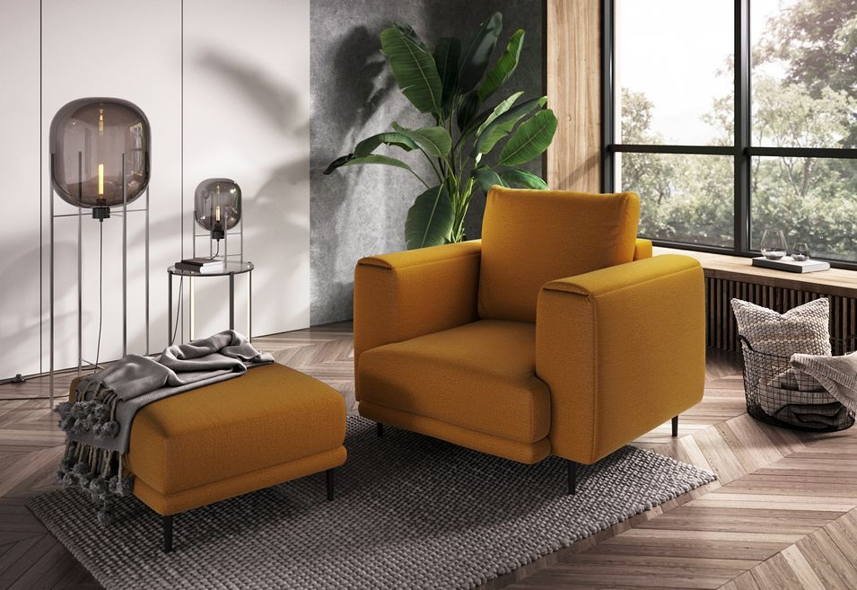 Fauteuil en velours DAVINA - Douceur luxueuse - Photo n°2