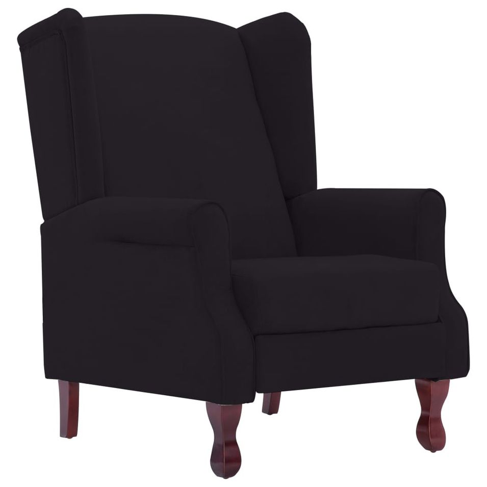 Fauteuil inclinable Noir Tissu 12 - Photo n°1