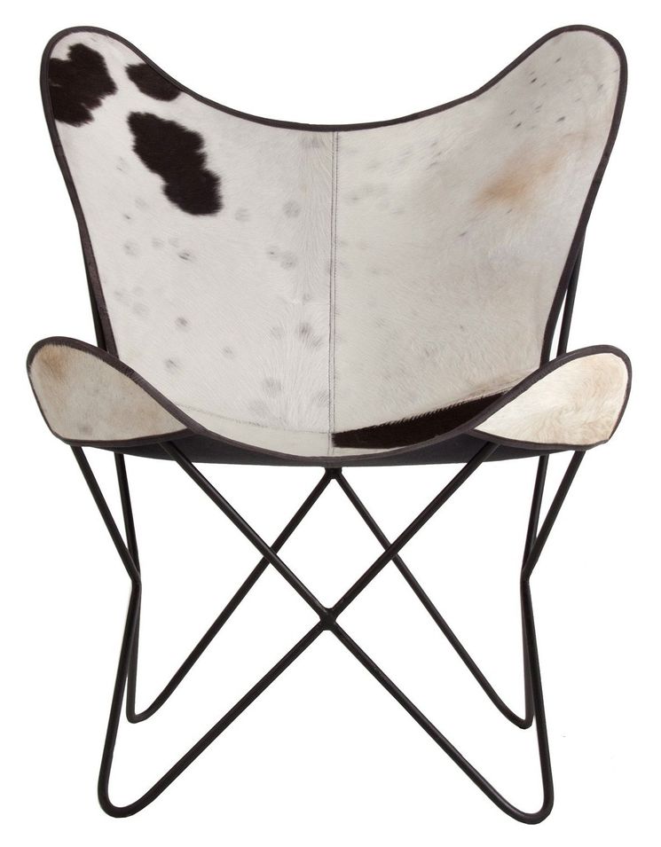 Fauteuil industriel peau noir blanc et pieds métal noir Hafiz - Photo n°1