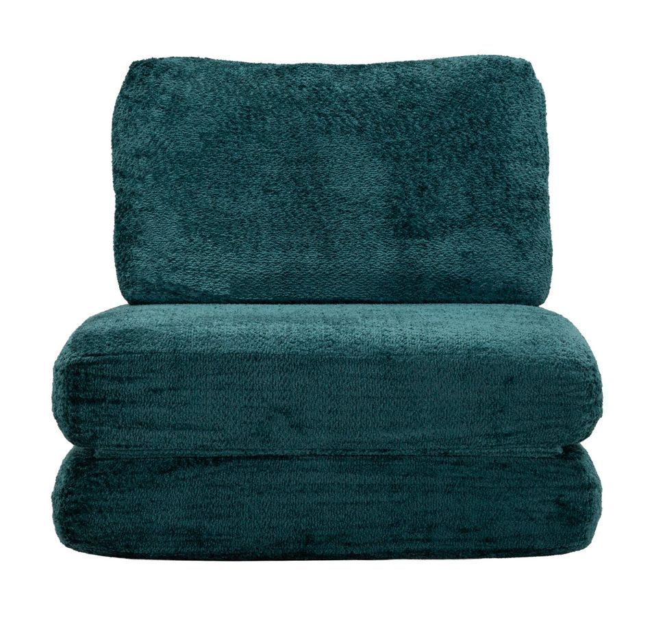 Fauteuil lit Faster Teal compact design moderne - Photo n°1