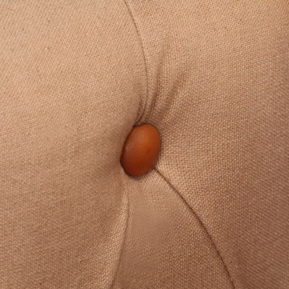 Fauteuil Marron Cuir véritable et bois de manguier massif - Photo n°2