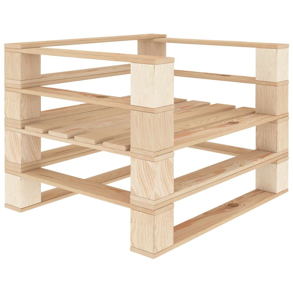 Fauteuil palette de jardin Bois - Photo n°1