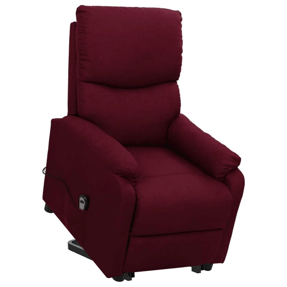 Fauteuil releveur inclinable Violet Tissu 6 - Photo n°1