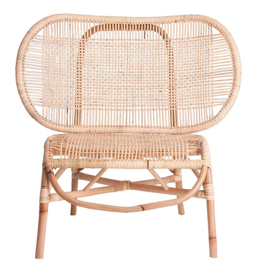 Fauteuil rotin clair Soonia - Photo n°1