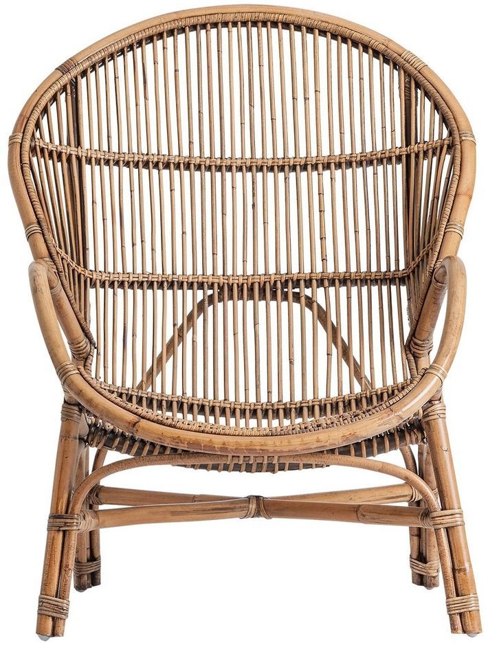 Fauteuil rotin foncé Unai - Photo n°1