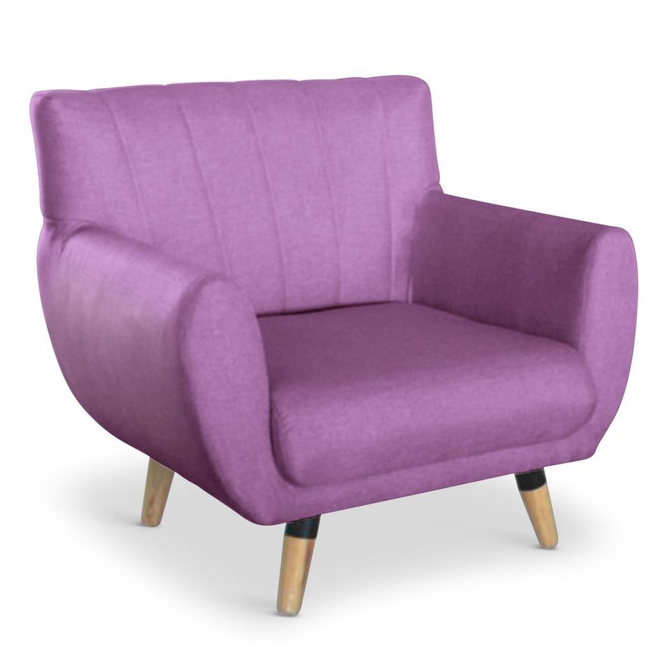 Fauteuil scandinave Lilas Margo - Photo n°1