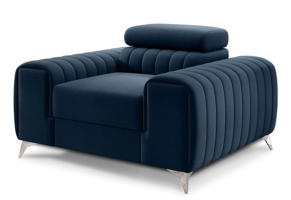 Fauteuil velours LOZA - Confort et design moderne - Photo n°1