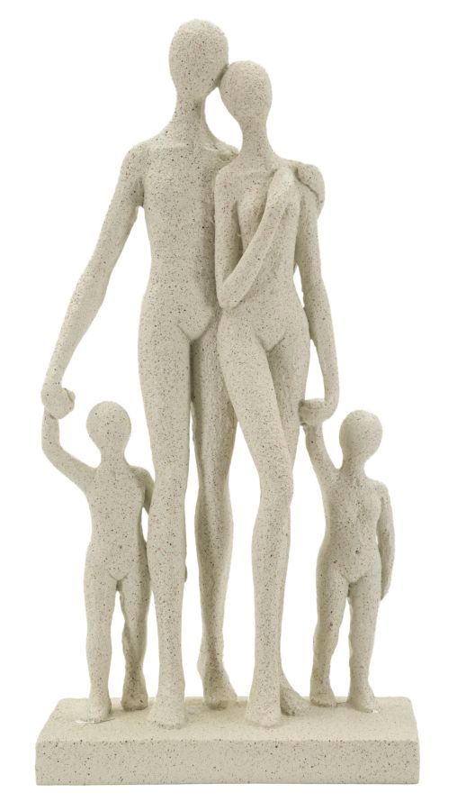 Figurine familiale stones, 16 x 8 x 30,5 cm - Photo n°1