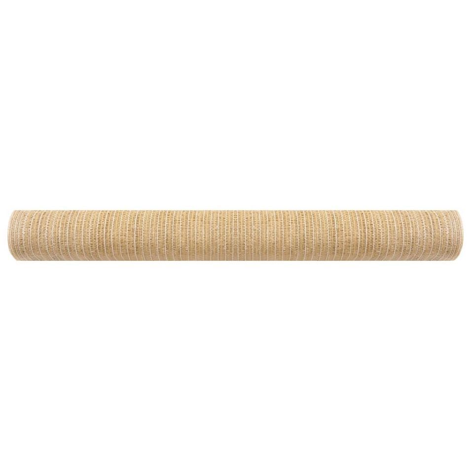 Filet brise-vue Beige 1,2x25 m PEHD 150 g/m² - Photo n°1