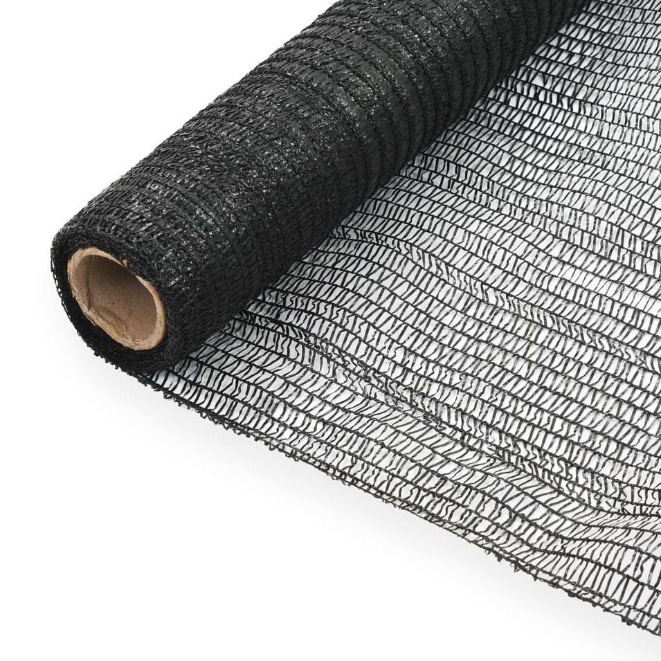 Filet de protection agricole PEHD 1 x 100 m Noir - Photo n°1